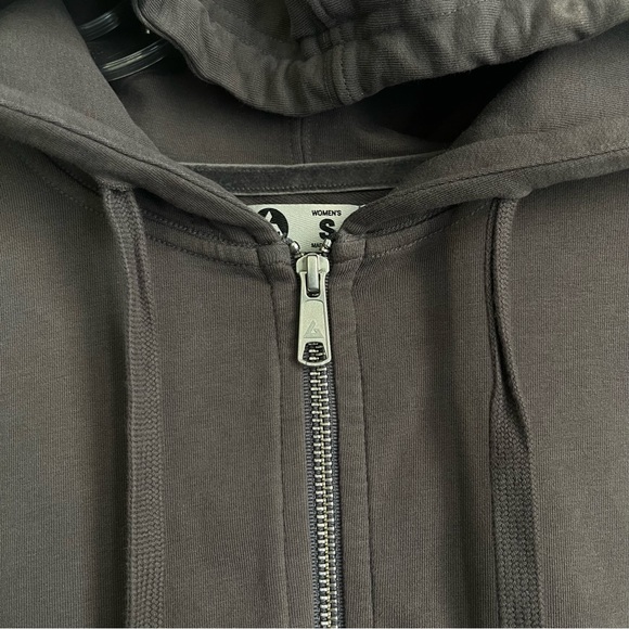 American Giant Front Zip Hooded Lightweight Jacket - Picture 4 of 7